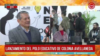 Colonia Avellaneda lanz&oacute; su Polo Educativo y present&oacute; una diplomatura &uacute;nica en cuidados gerontol&oacute;gicos